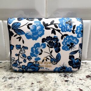 Kate Spade Madison Vase Floral Printed Small Bi-fold Wallet NWT